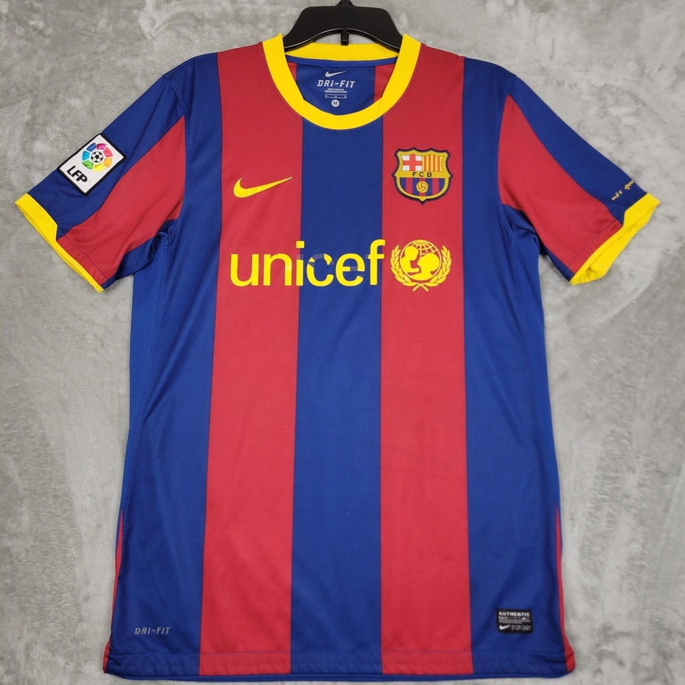 Nike Dri-fit FC Barcelona Men's M 2010-2011 Vintage Authentic Home Jersey